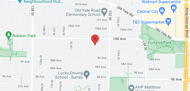 map of 13125 99A AVENUE